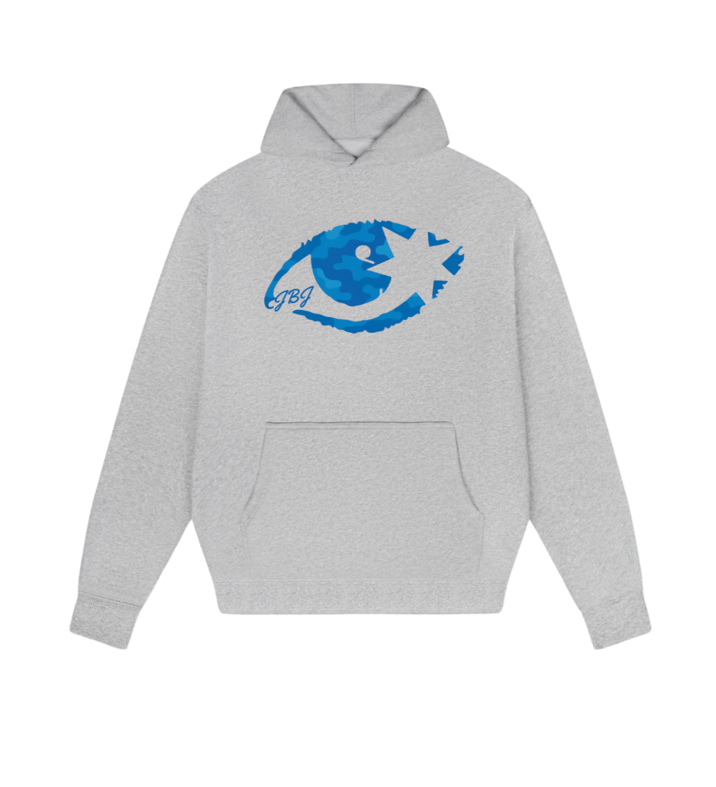 EYE CAMO HOODIE BLUE