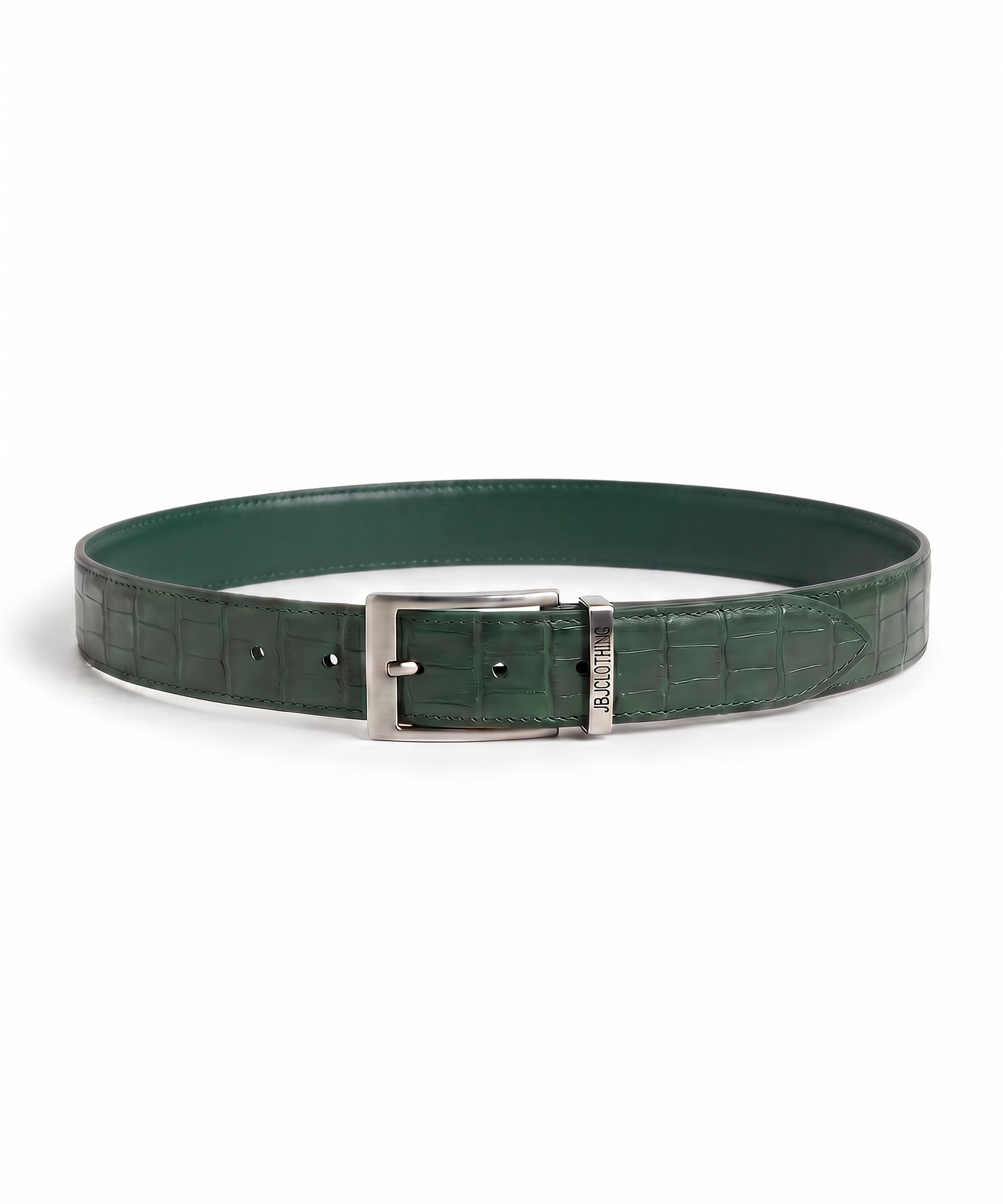 SNAKE SKIN BELT BLUE