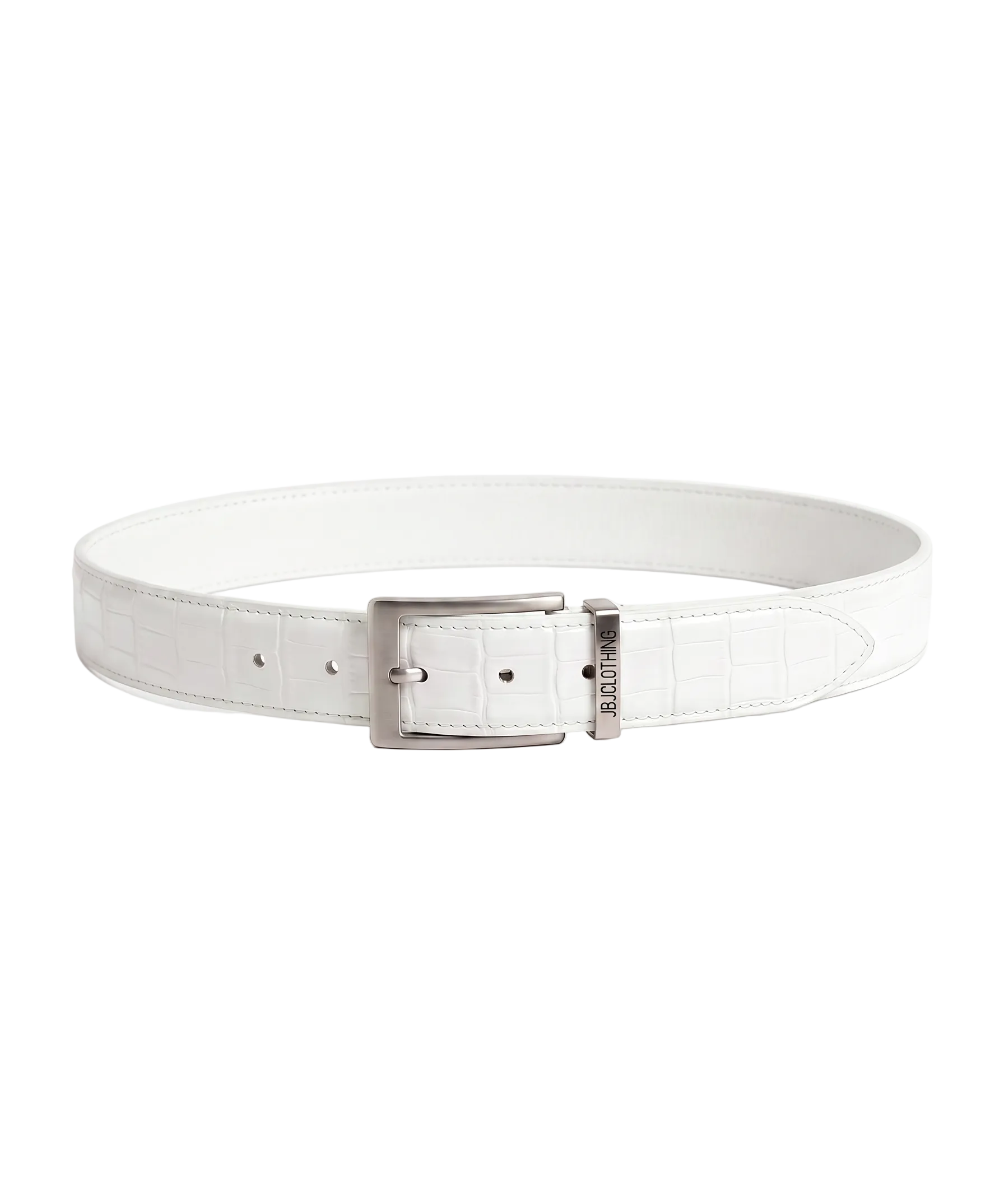 SNAKE SKIN BELT BLUE